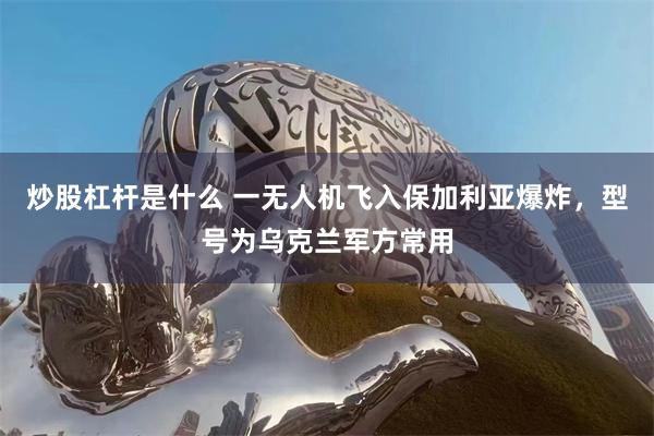 炒股杠杆是什么 一无人机飞入保加利亚爆炸，型号为乌克兰军方常用