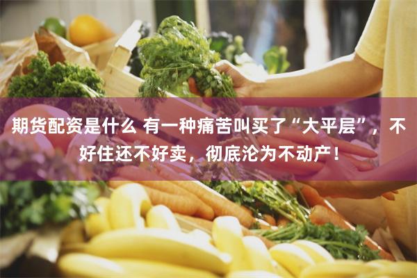 期货配资是什么 有一种痛苦叫买了“大平层”，不好住还不好卖，彻底沦为不动产！