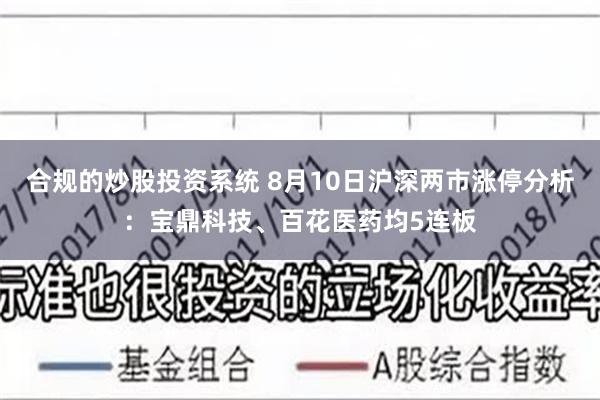 合规的炒股投资系统 8月10日沪深两市涨停分析：宝鼎科技、百花医药均5连板